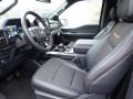 2022 Ford F150 Black Interior Front Seat Photo