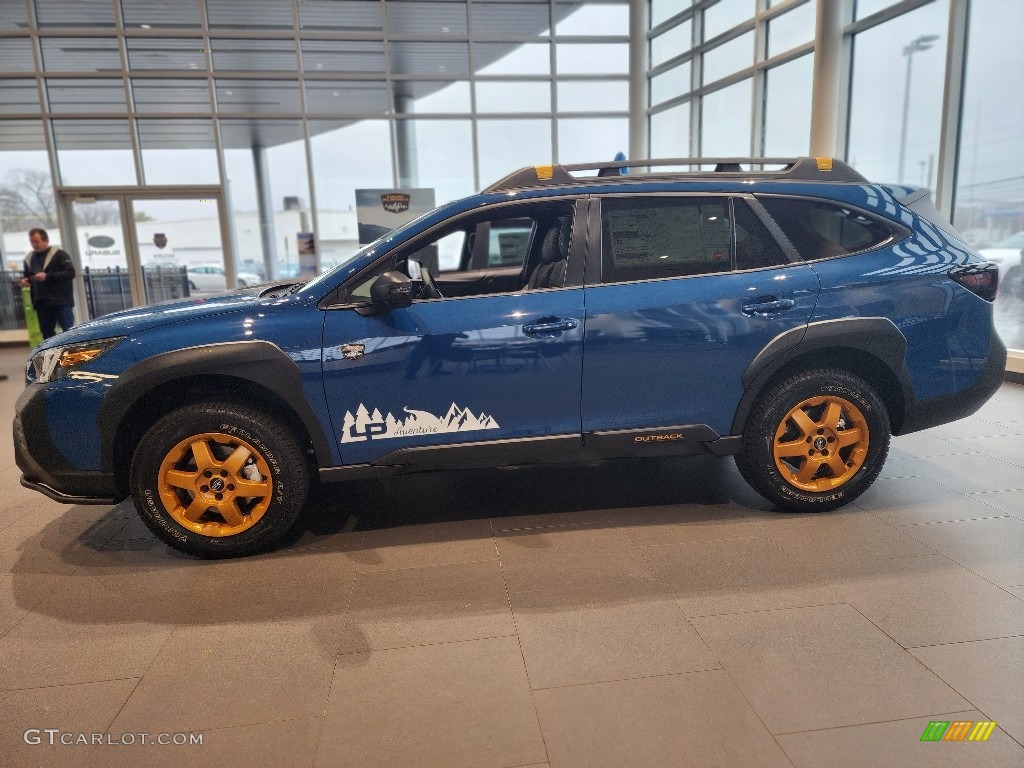 Geyser Blue 2023 Subaru Outback Wilderness Exterior Photo #145656043