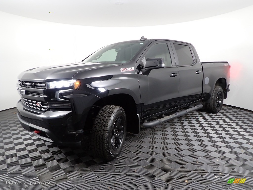 2019 Silverado 1500 LT Z71 Trail Boss Crew Cab 4WD - Black / Gideon/Very Dark Atmosphere photo #6