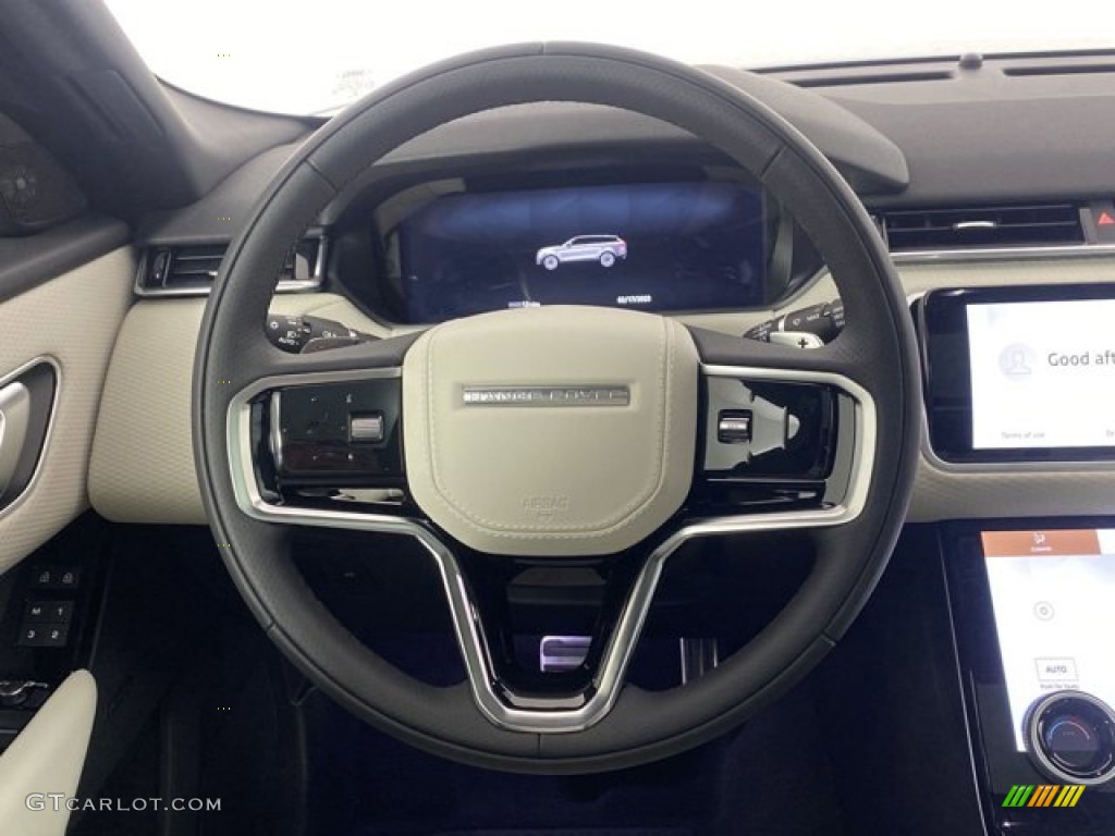 2023 Land Rover Range Rover Velar R-Dynamic S Light Oyster/Ebony Steering Wheel Photo #145658177