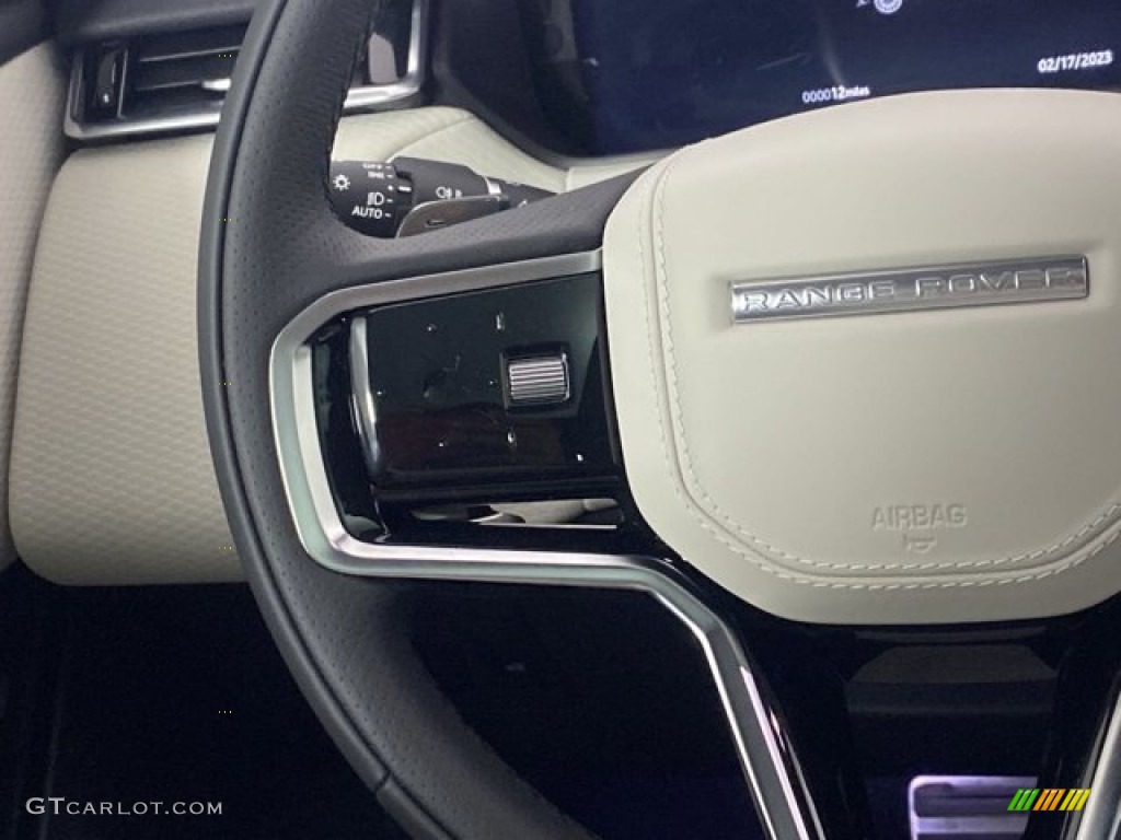 2023 Land Rover Range Rover Velar R-Dynamic S Light Oyster/Ebony Steering Wheel Photo #145658192