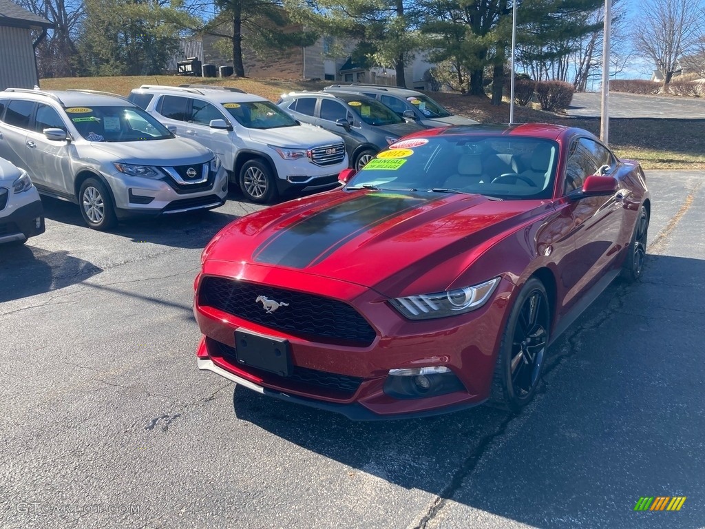 2015 Mustang EcoBoost Coupe - Ruby Red Metallic / Ceramic photo #2