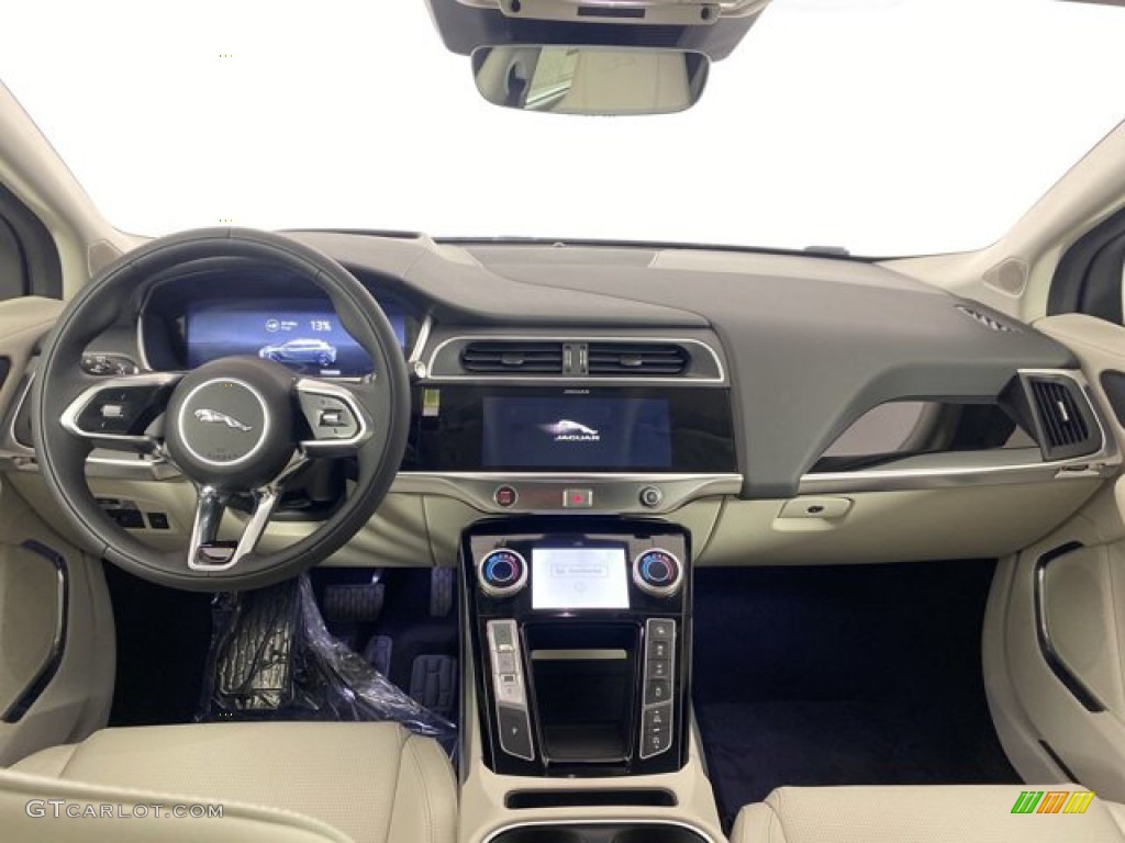 Light Oyster/Light Oyster Stitching Interior 2023 Jaguar I-PACE HSE AWD Photo #145658348