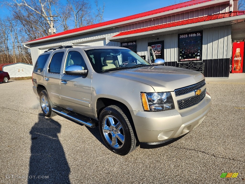 2013 Tahoe LTZ 4x4 - Champagne Silver Metallic / Light Cashmere/Dark Cashmere photo #26