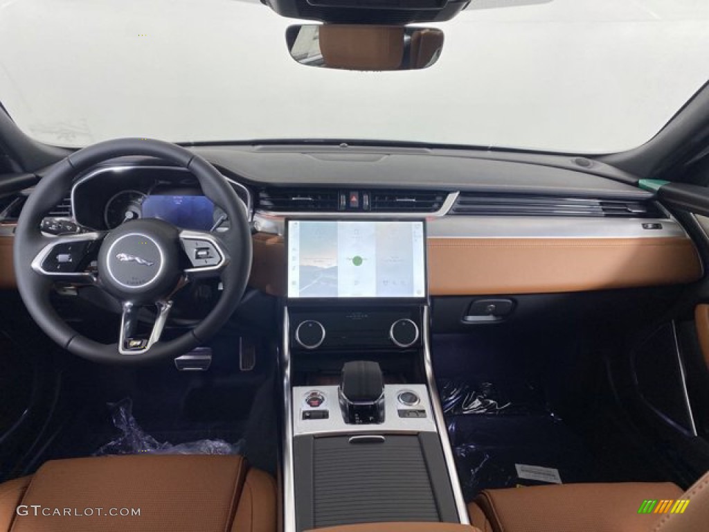 2023 Jaguar XF R-Dynamic SE AWD Siena Tan/Ebony Dashboard Photo #145658537