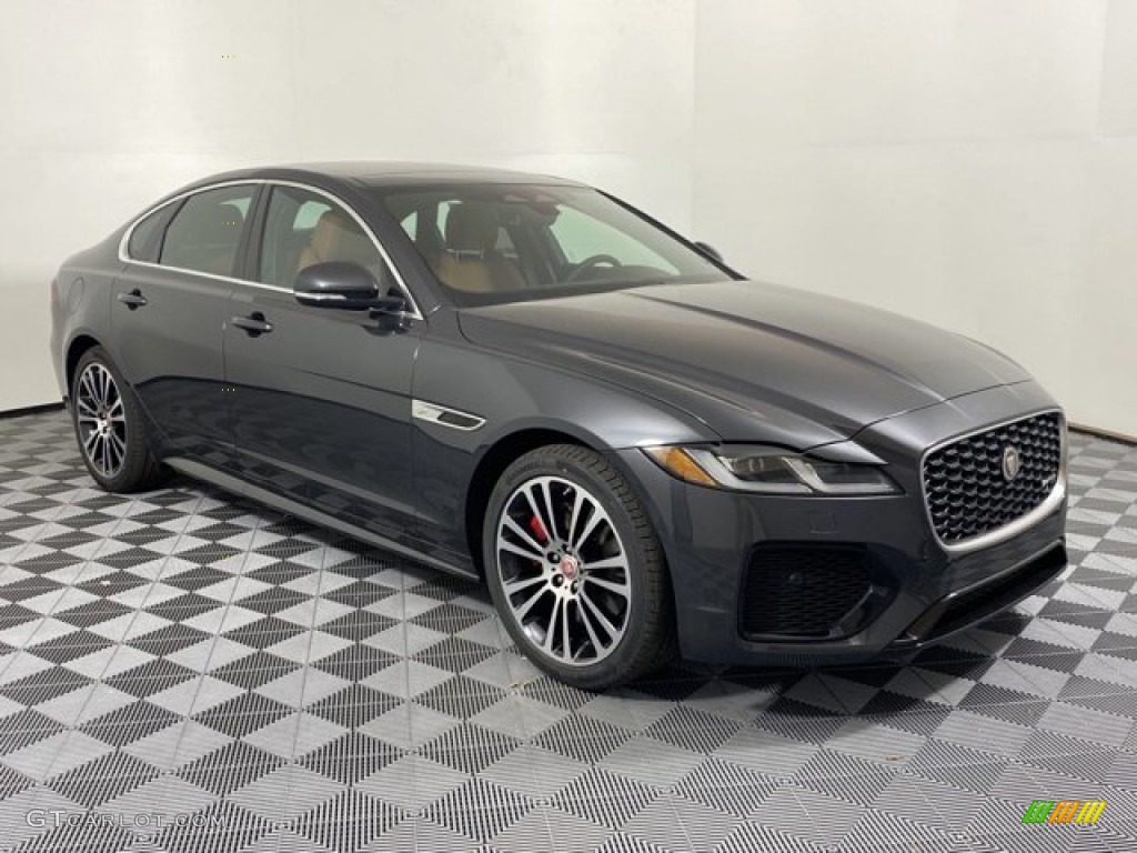 Carpathian Gray Premium Metallic 2023 Jaguar XF R-Dynamic SE AWD Exterior Photo #145658651