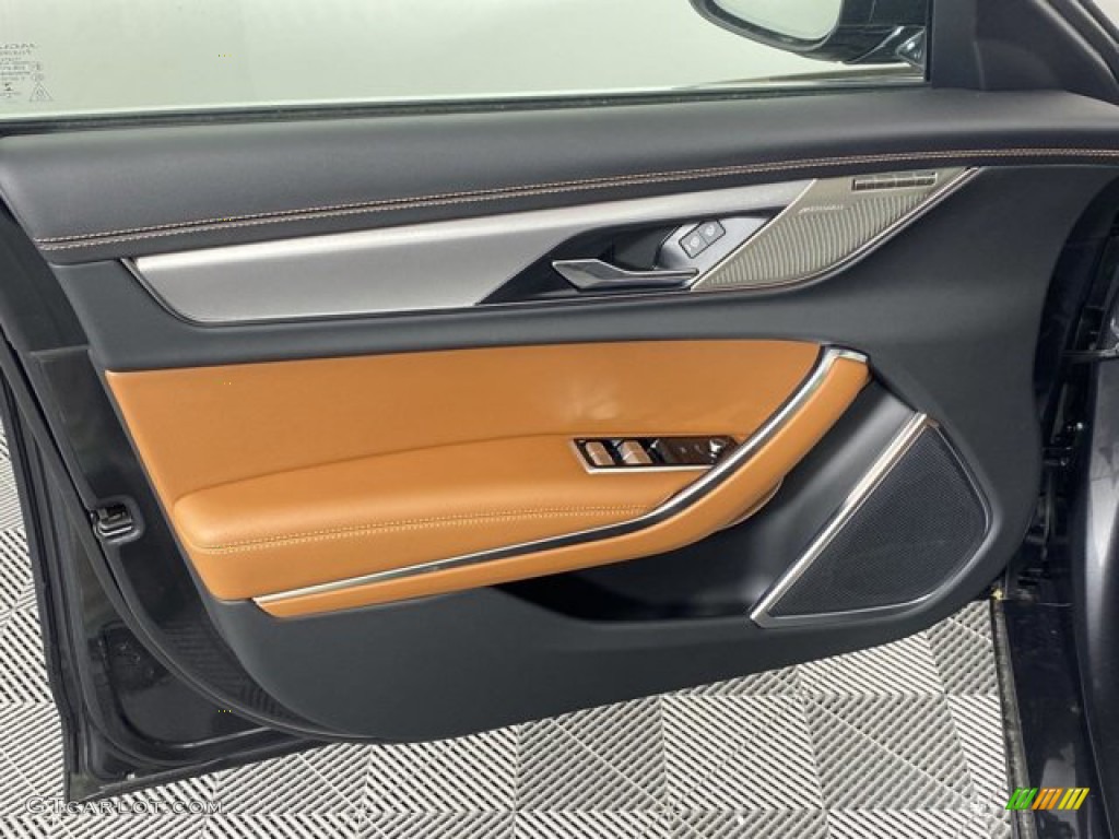 2023 Jaguar XF R-Dynamic SE AWD Siena Tan/Ebony Door Panel Photo #145658667