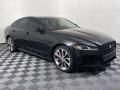 Santorini Black Metallic 2022 Jaguar XF R-Dynamic SE AWD Exterior