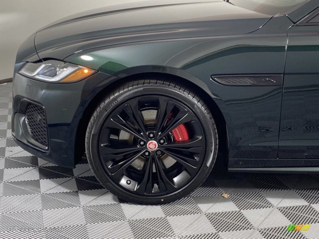 2023 XF R-Dynamic SE AWD - British Racing Green Metallic / Siena Tan/Ebony photo #9