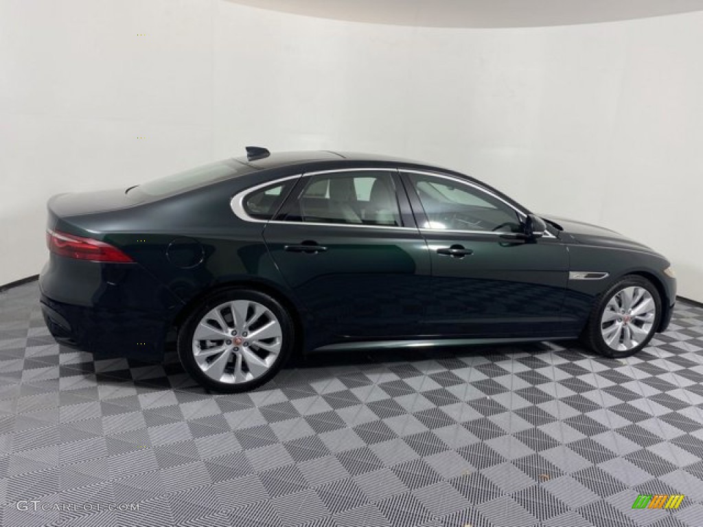 2022 XF R-Dynamic SE AWD - British Racing Green Metallic / Lt Oyster/Ebony photo #11