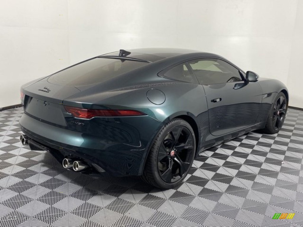 British Racing Green Metallic 2023 Jaguar F-TYPE P450 Coupe Exterior Photo #145659131