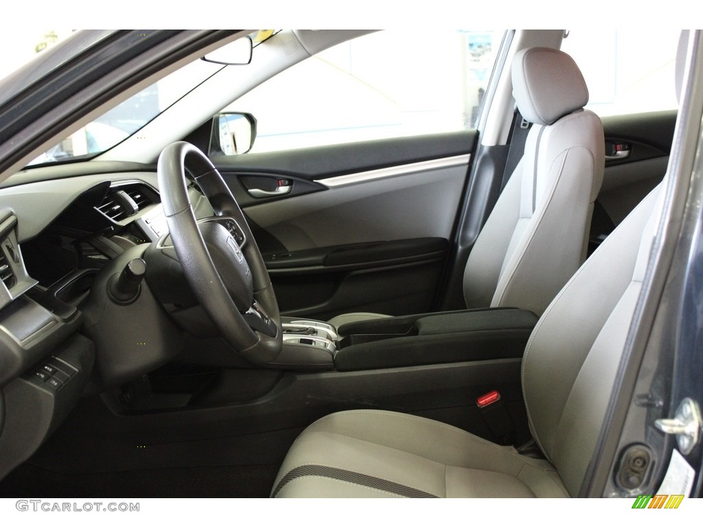 2020 Civic LX Sedan - Cosmic Blue Metallic / Gray photo #16