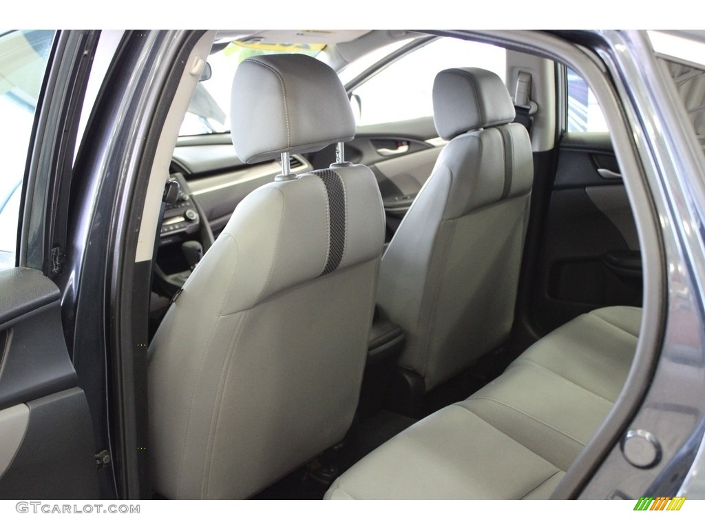 2020 Civic LX Sedan - Cosmic Blue Metallic / Gray photo #27