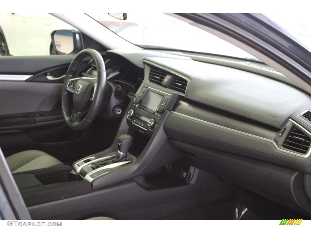 2020 Civic LX Sedan - Cosmic Blue Metallic / Gray photo #33