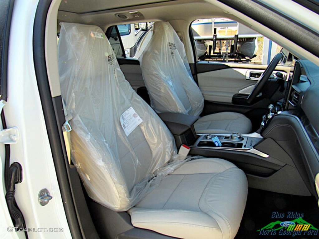 2023 Explorer Platinum 4WD - Star White Metallic Tri-Coat / Sandstone photo #11