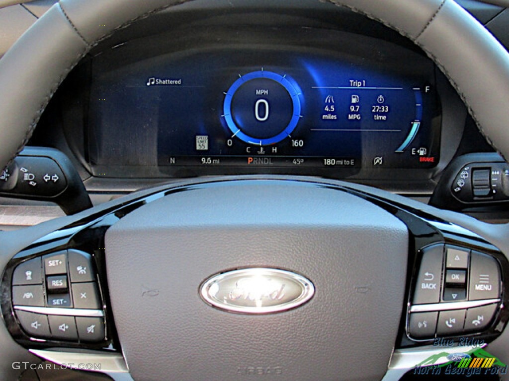 2023 Explorer Platinum 4WD - Star White Metallic Tri-Coat / Sandstone photo #16