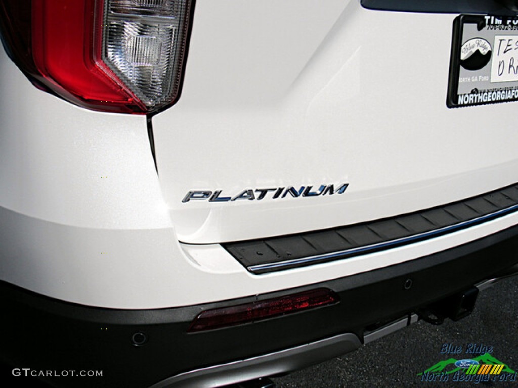 2023 Explorer Platinum 4WD - Star White Metallic Tri-Coat / Sandstone photo #27