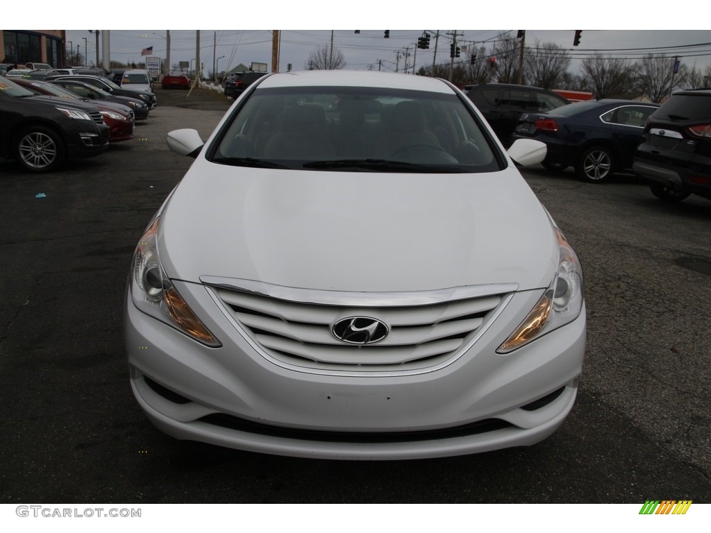 2013 Sonata GLS - Shimmering White / Camel photo #2