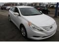 2013 Shimmering White Hyundai Sonata GLS  photo #3