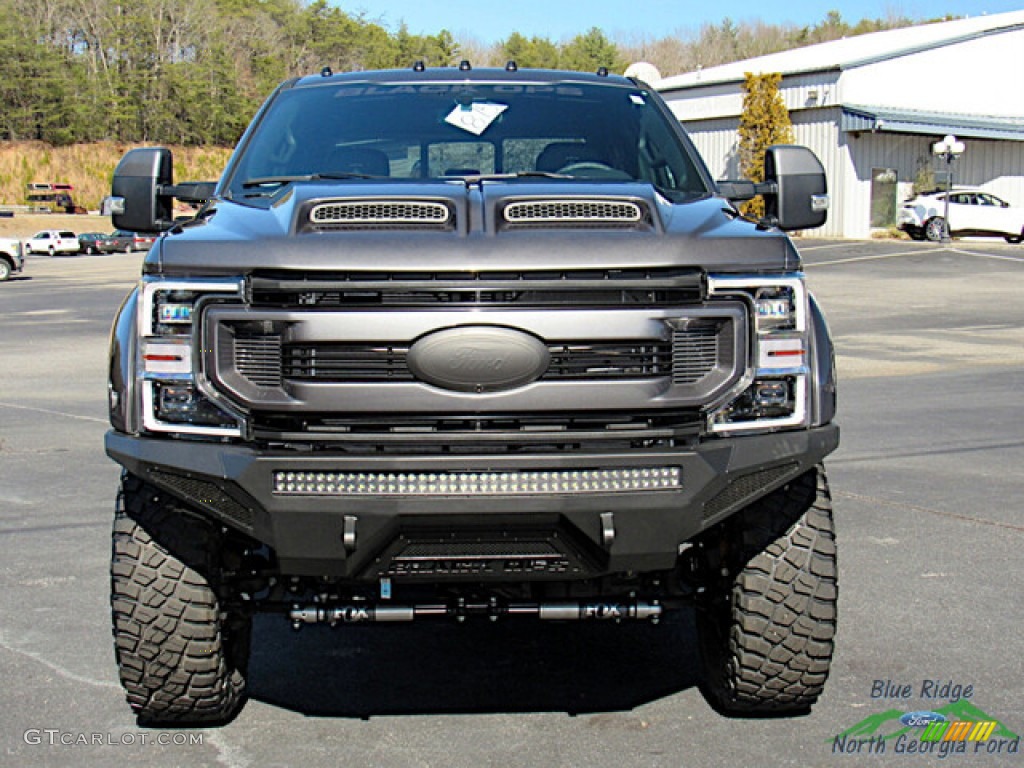 Carbonized Gray 2022 Ford F350 Super Duty Tuscany Black Ops Lariat Crew Cab 4x4 Exterior Photo #145660093