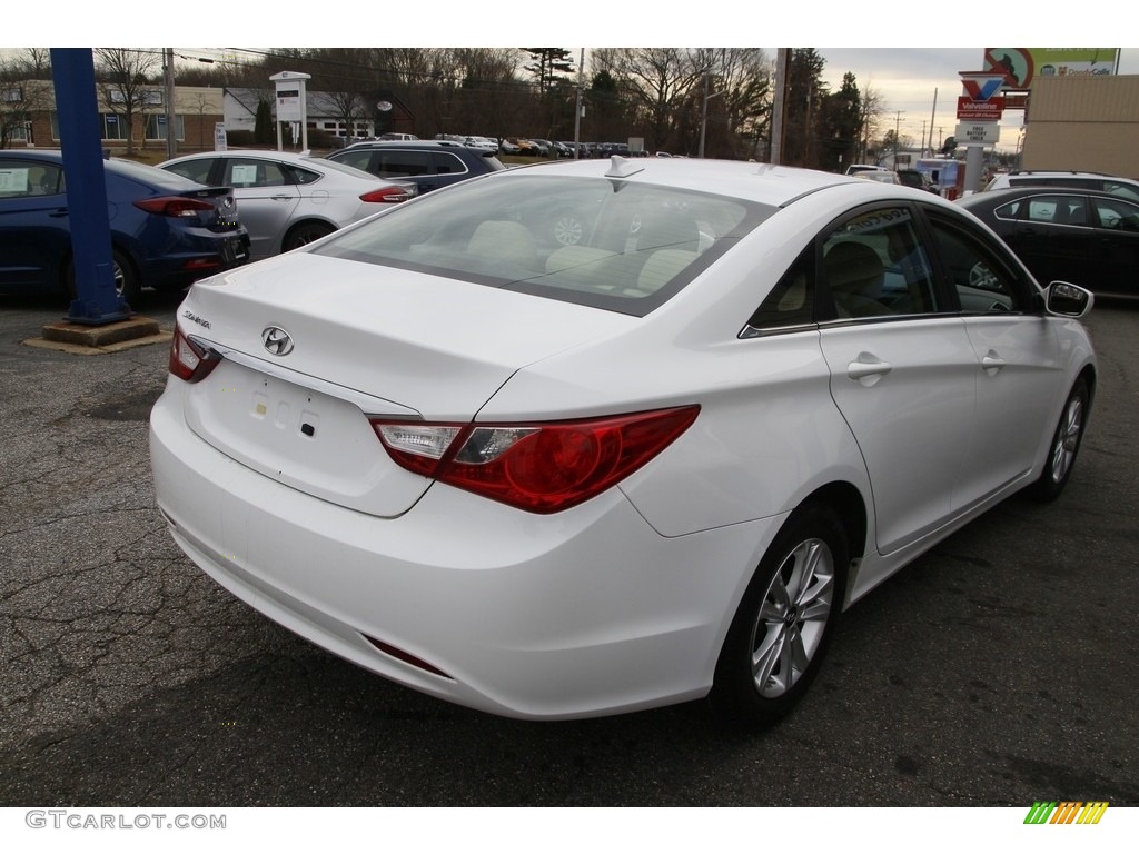 2013 Sonata GLS - Shimmering White / Camel photo #5