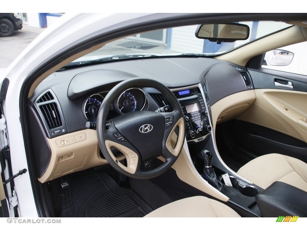2013 Sonata GLS - Shimmering White / Camel photo #10