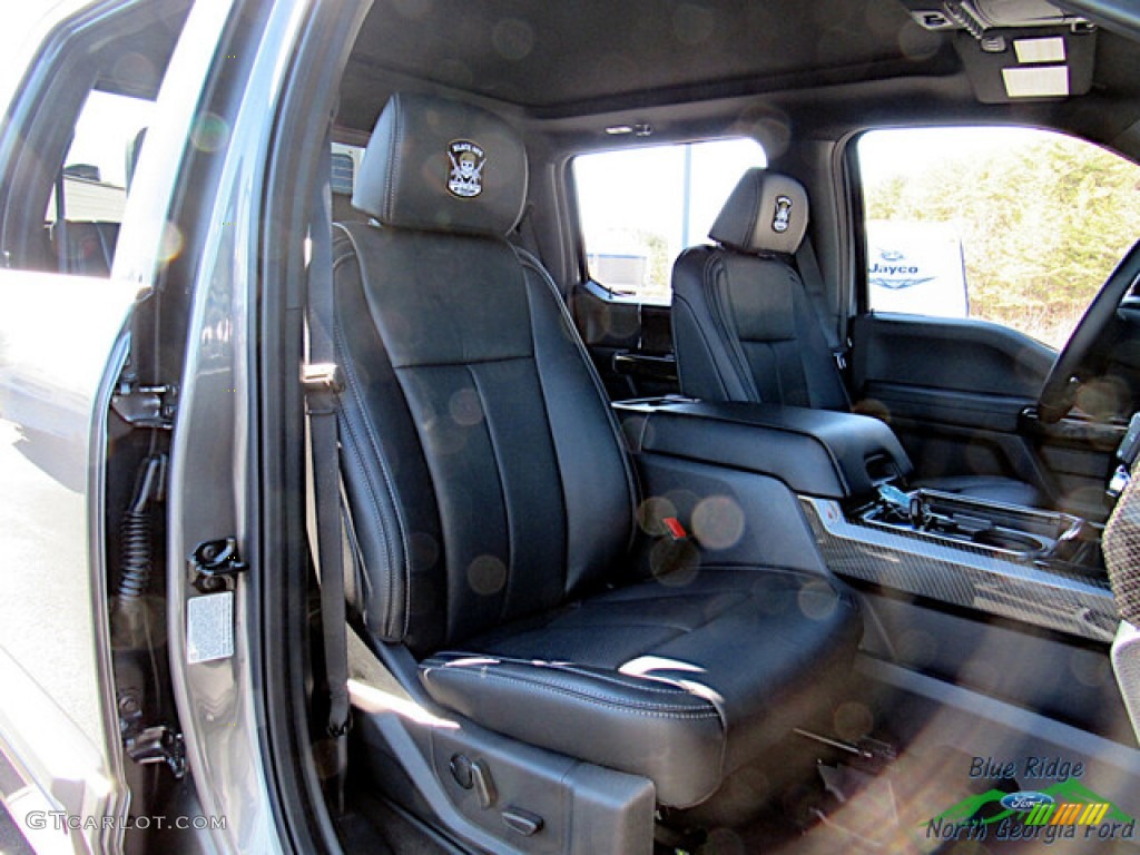 Black Onyx Interior 2022 Ford F350 Super Duty Tuscany Black Ops Lariat Crew Cab 4x4 Photo #145660177