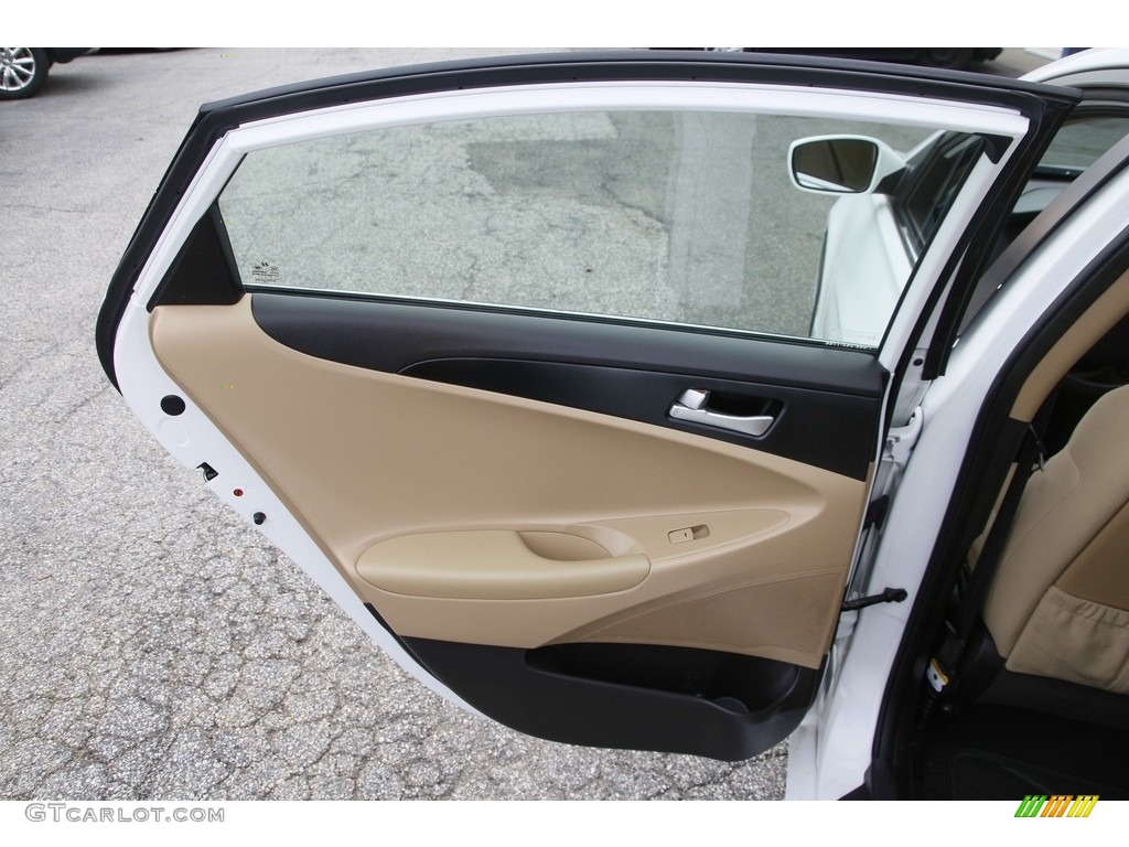 2013 Sonata GLS - Shimmering White / Camel photo #11