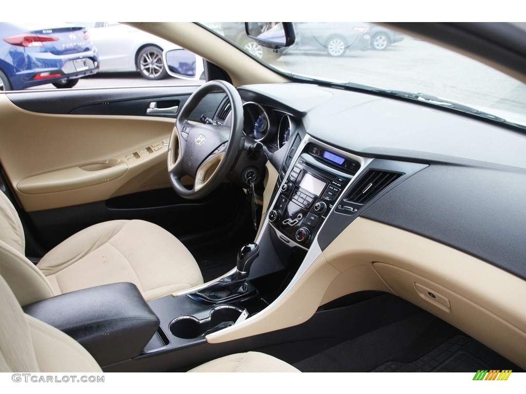 2013 Sonata GLS - Shimmering White / Camel photo #14