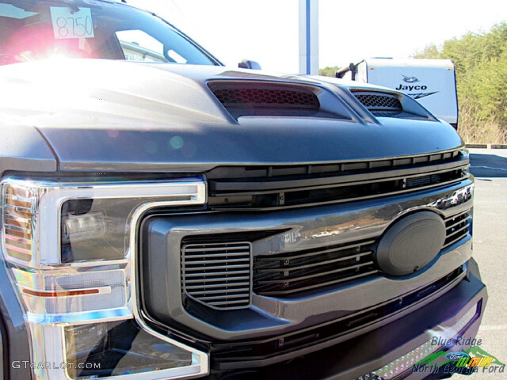 2022 F350 Super Duty Tuscany Black Ops Lariat Crew Cab 4x4 - Carbonized Gray / Black Onyx photo #26