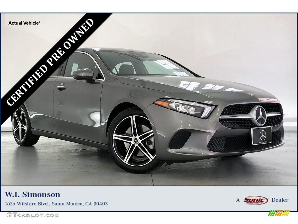 2019 A 220 Sedan - Mountain Grey Metallic / Black photo #1