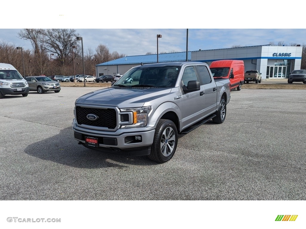 2020 F150 STX SuperCrew 4x4 - Iconic Silver / Medium Earth Gray photo #1
