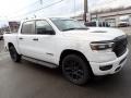 2023 Bright White Ram 1500 Laramie Night Edition Crew Cab 4x4  photo #8