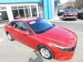 2021 Scarlet Red Pearl Hyundai Elantra SE  photo #5