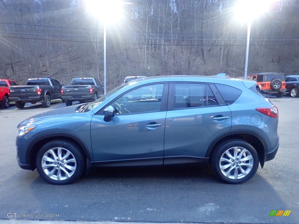 Blue Reflex mica 2015 Mazda CX-5 Grand Touring AWD Exterior Photo #145663200