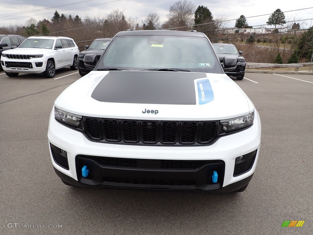 Bright White 2023 Jeep Grand Cherokee Trailhawk 4XE Exterior Photo #145663491