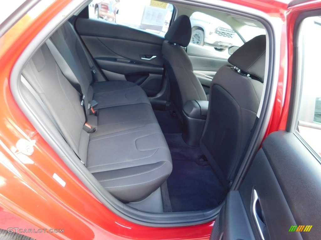 2021 Elantra SE - Scarlet Red Pearl / Black photo #46