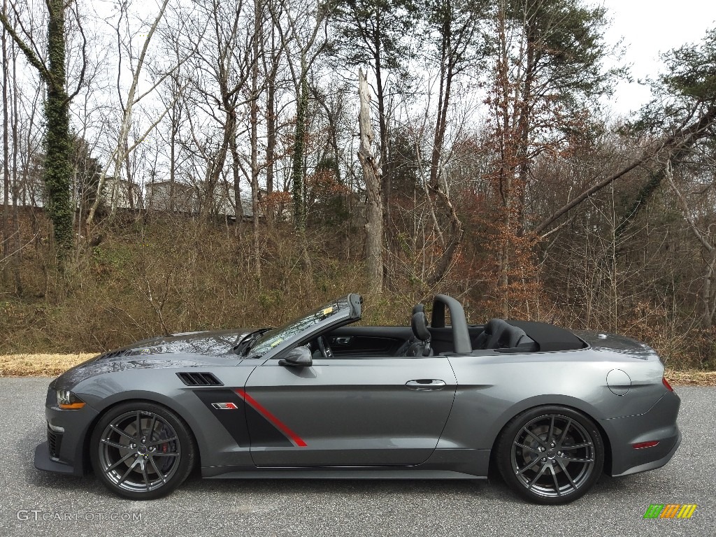 Carbonized Gray Metallic 2021 Ford Mustang Roush Stage 3 Convertible Exterior Photo #145663824