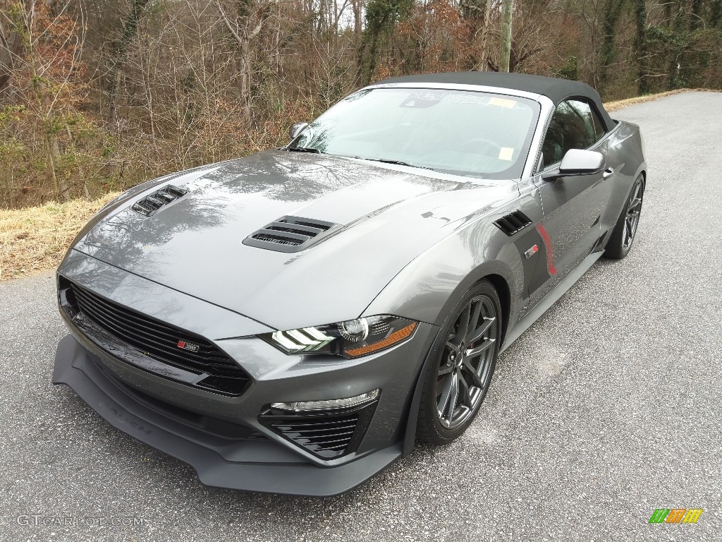 Carbonized Gray Metallic 2021 Ford Mustang Roush Stage 3 Convertible Exterior Photo #145663905