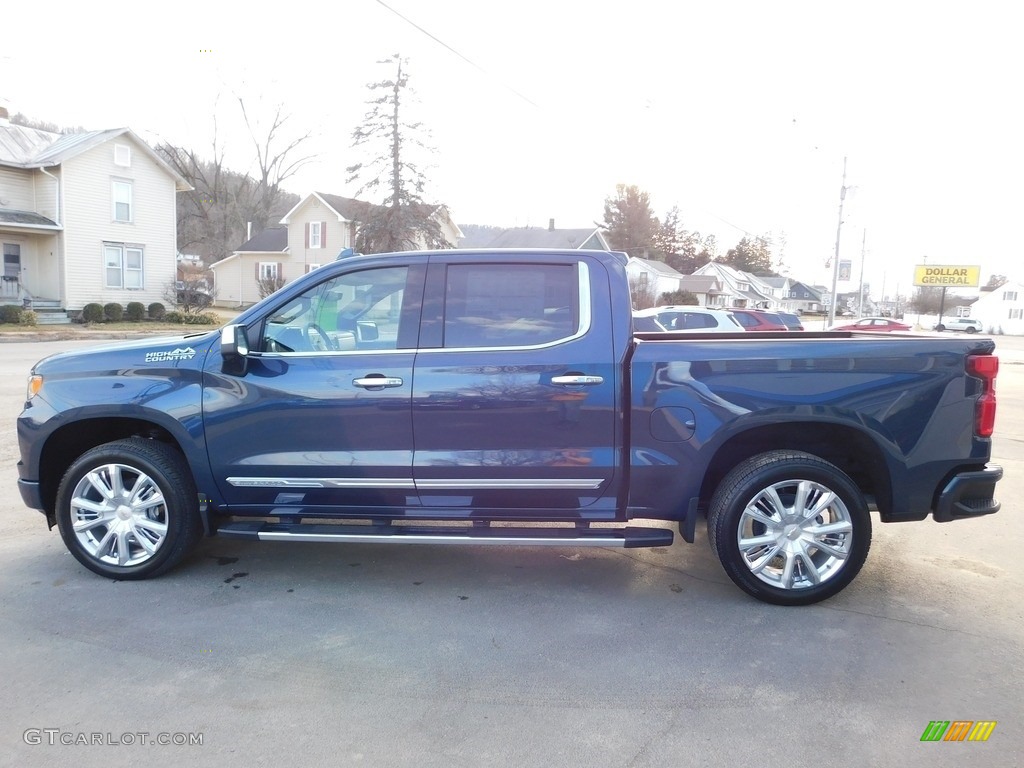 Northsky Blue Metallic 2023 Chevrolet Silverado 1500 High Country Crew Cab 4x4 Exterior Photo #145663932