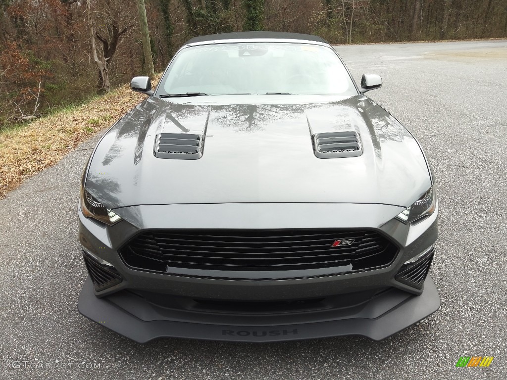 Carbonized Gray Metallic 2021 Ford Mustang Roush Stage 3 Convertible Exterior Photo #145663941