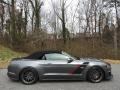 Carbonized Gray Metallic 2021 Ford Mustang Roush Stage 3 Convertible Exterior