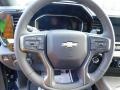 Jet Black/Nightshift Blue 2023 Chevrolet Silverado 1500 High Country Crew Cab 4x4 Steering Wheel