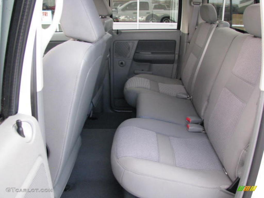 2007 Ram 1500 Big Horn Edition Quad Cab 4x4 - Bright White / Medium Slate Gray photo #8