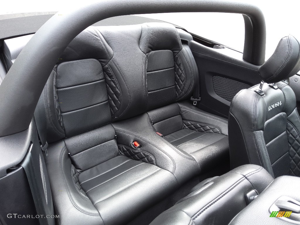 Roush Ebony w/Gray Stitching Interior 2021 Ford Mustang Roush Stage 3 Convertible Photo #145664358
