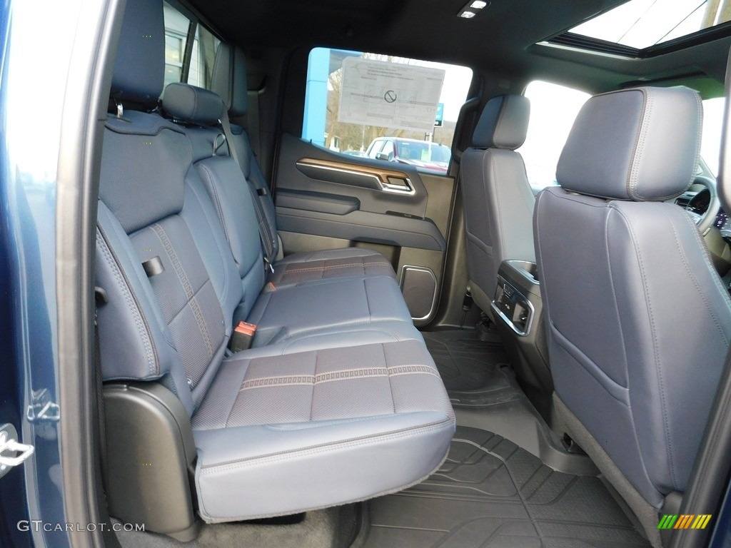 Jet Black/Nightshift Blue Interior 2023 Chevrolet Silverado 1500 High Country Crew Cab 4x4 Photo #145664889