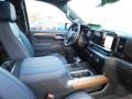 Jet Black/Nightshift Blue Front Seat Photo for 2023 Chevrolet Silverado 1500 #145664991