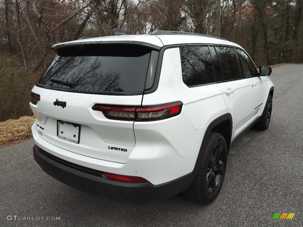 2023 Grand Cherokee L Limited 4x4 - Bright White / Global Black photo #6