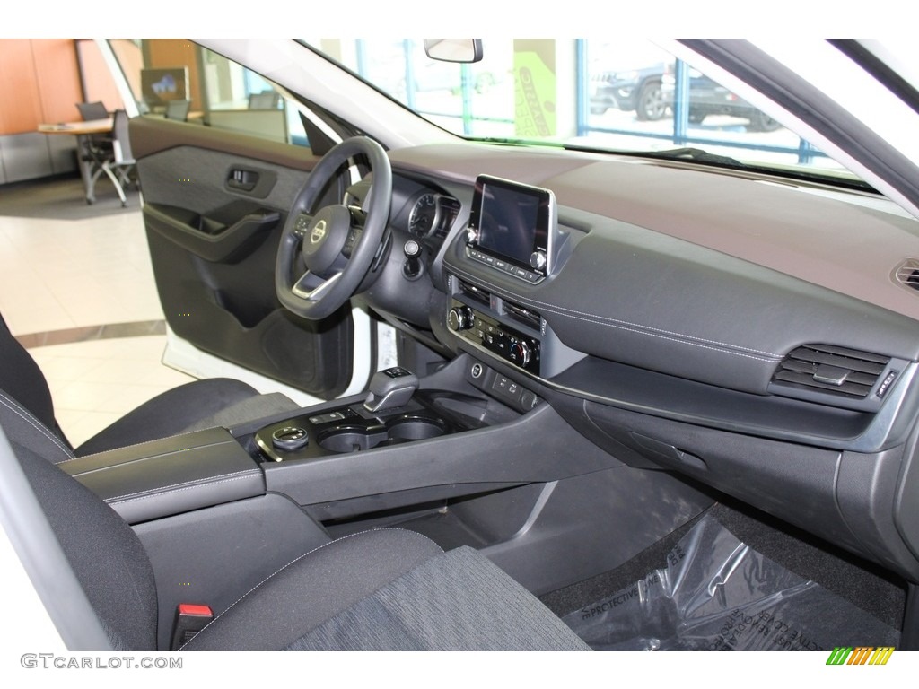 2021 Rogue S AWD - Glacier White / Gray photo #15
