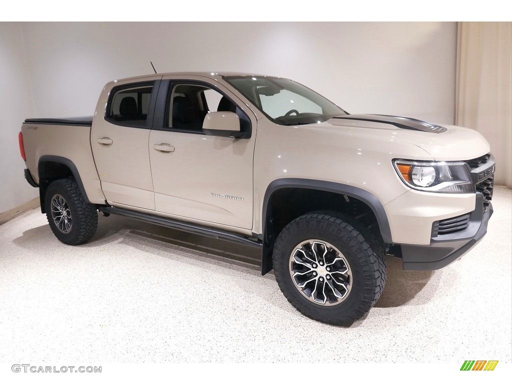 2022 Colorado ZR2 Crew Cab 4x4 - Sand Dune Metallic / Jet Black photo #1